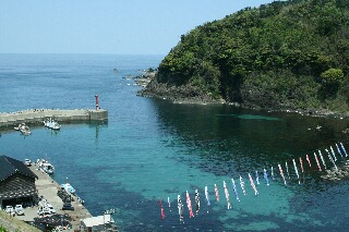 兵庫県香美町のある小さな漁港に