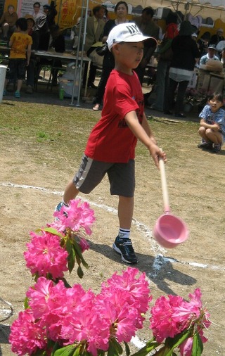 ひしゃく投げ大会