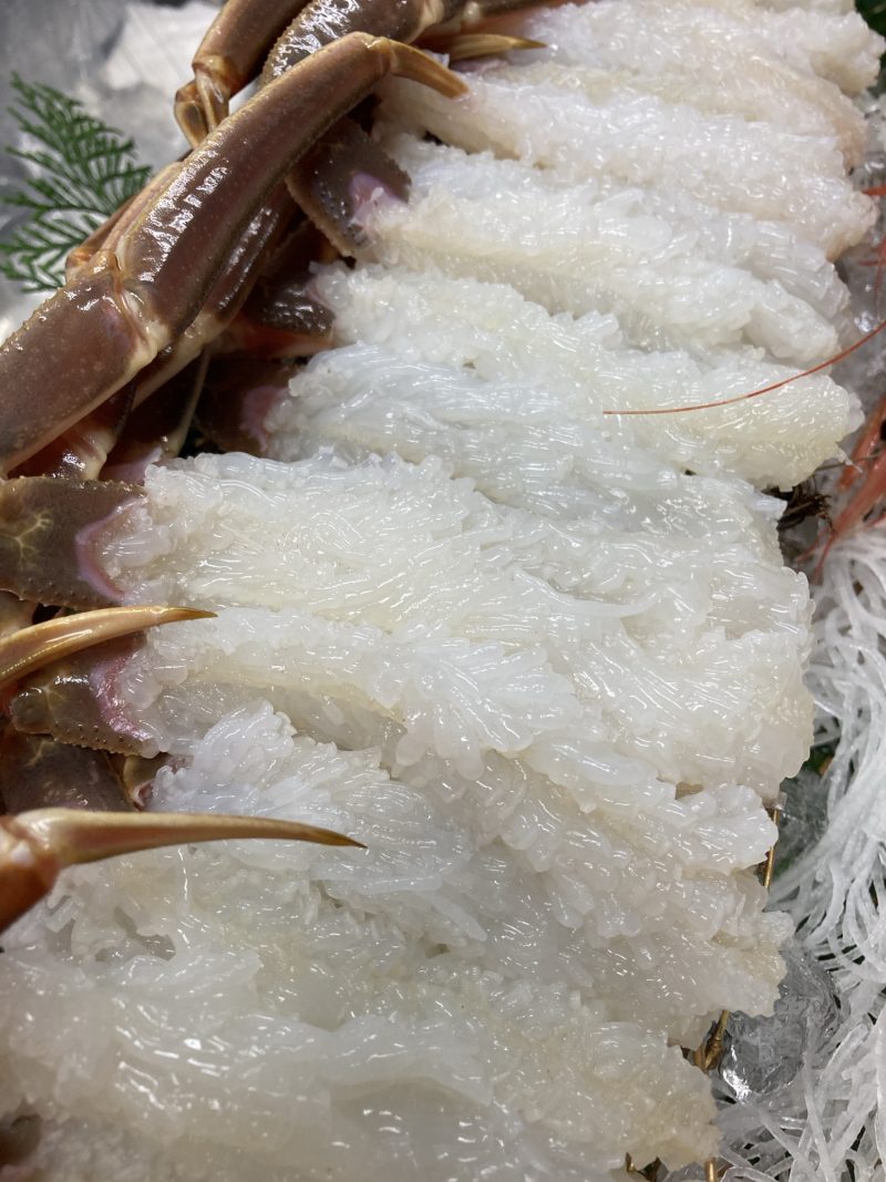 松葉ガニは３月下旬まで、引き続き香住ガニ